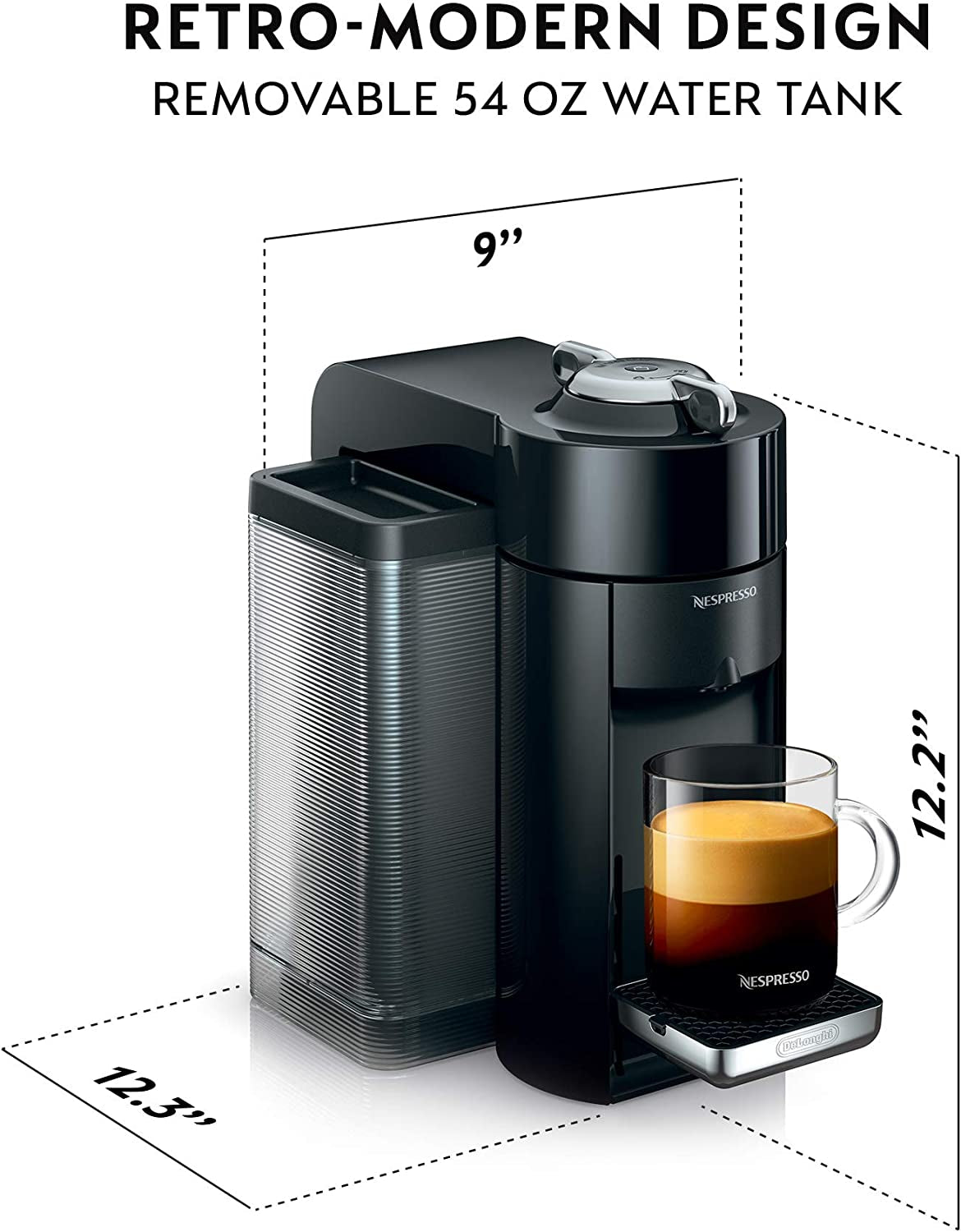 Vertuo Coffee and Espresso Machine by De&