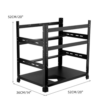 3-Layer 12 GPU Motherboard Bracket Fixing Frame Mining Machine_10