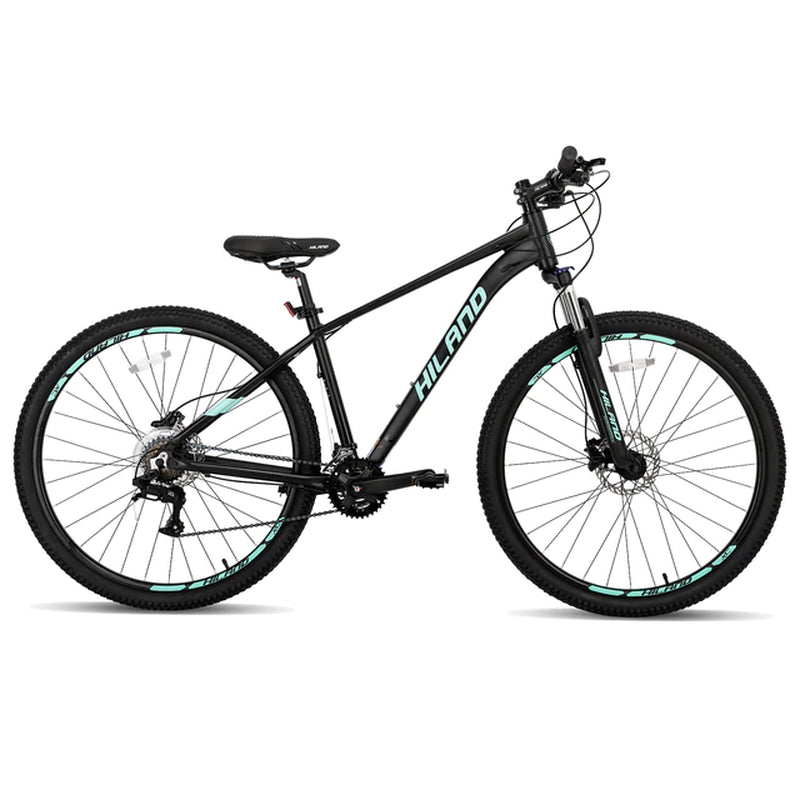 Hiland 29 Inch Mountain Bike for Men Adult Bicycle Aluminum Hydraulic Disc-Brake 16-Speed with Lock-Out Suspension Fork