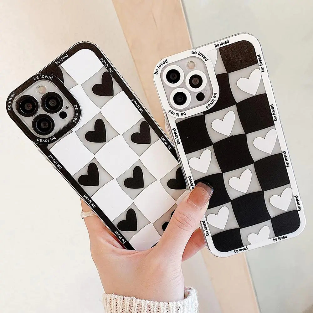 Checkered Heart Case