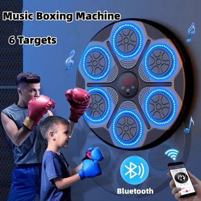 Music Boxing Machine Household With RGB Light Bluetooth Adults Mode Speed Adjustable For Indoor Kickboxing Karate Fitness Home