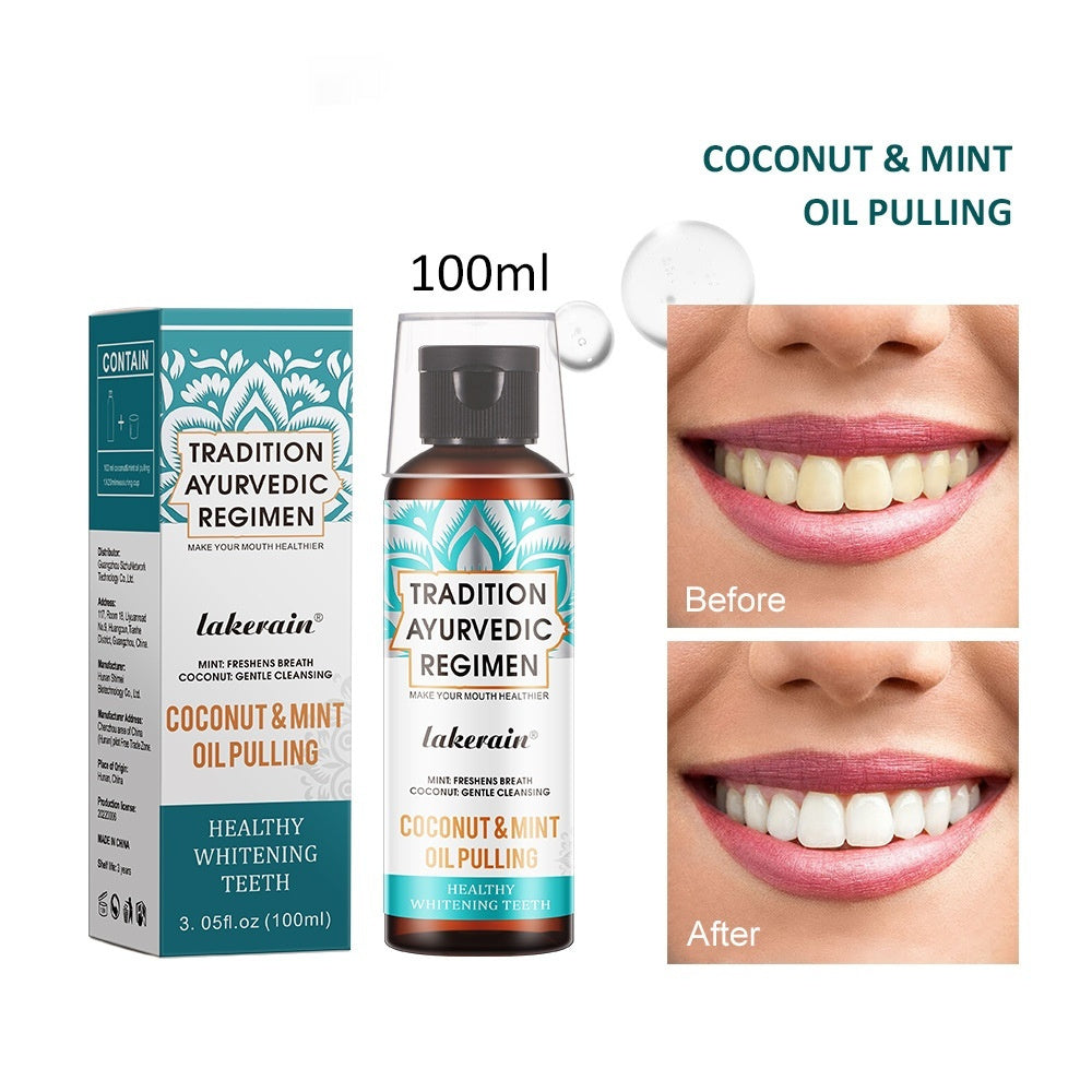 Coconut Oil Mouthwash Oil Care Gum Tooth Stain Removal