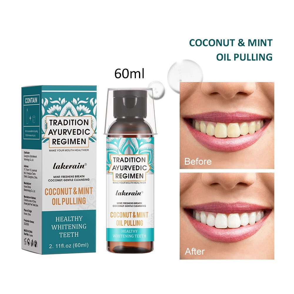 Coconut Oil Mouthwash Oil Care Gum Tooth Stain Removal