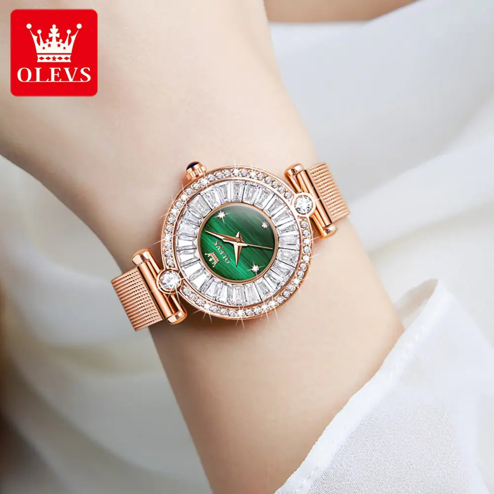 Luxury Diamond Quartz Watch