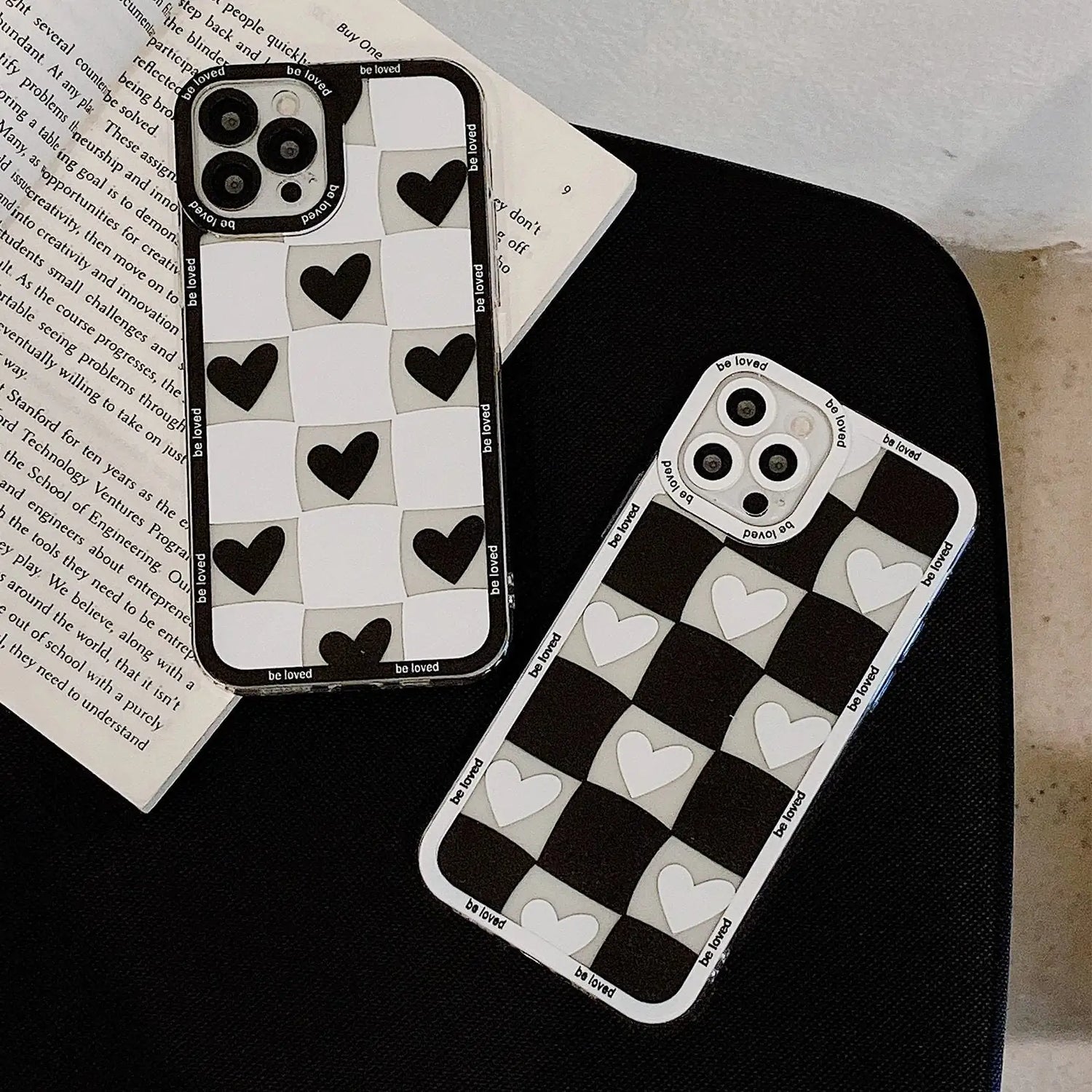 Checkered Heart Case