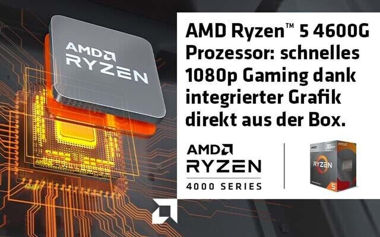 AMD Ryzen 5 4600G Mit AMD Radeon Grafik (6X 3,7 Ghz) 8MB Sockel AM4 CPU BOX