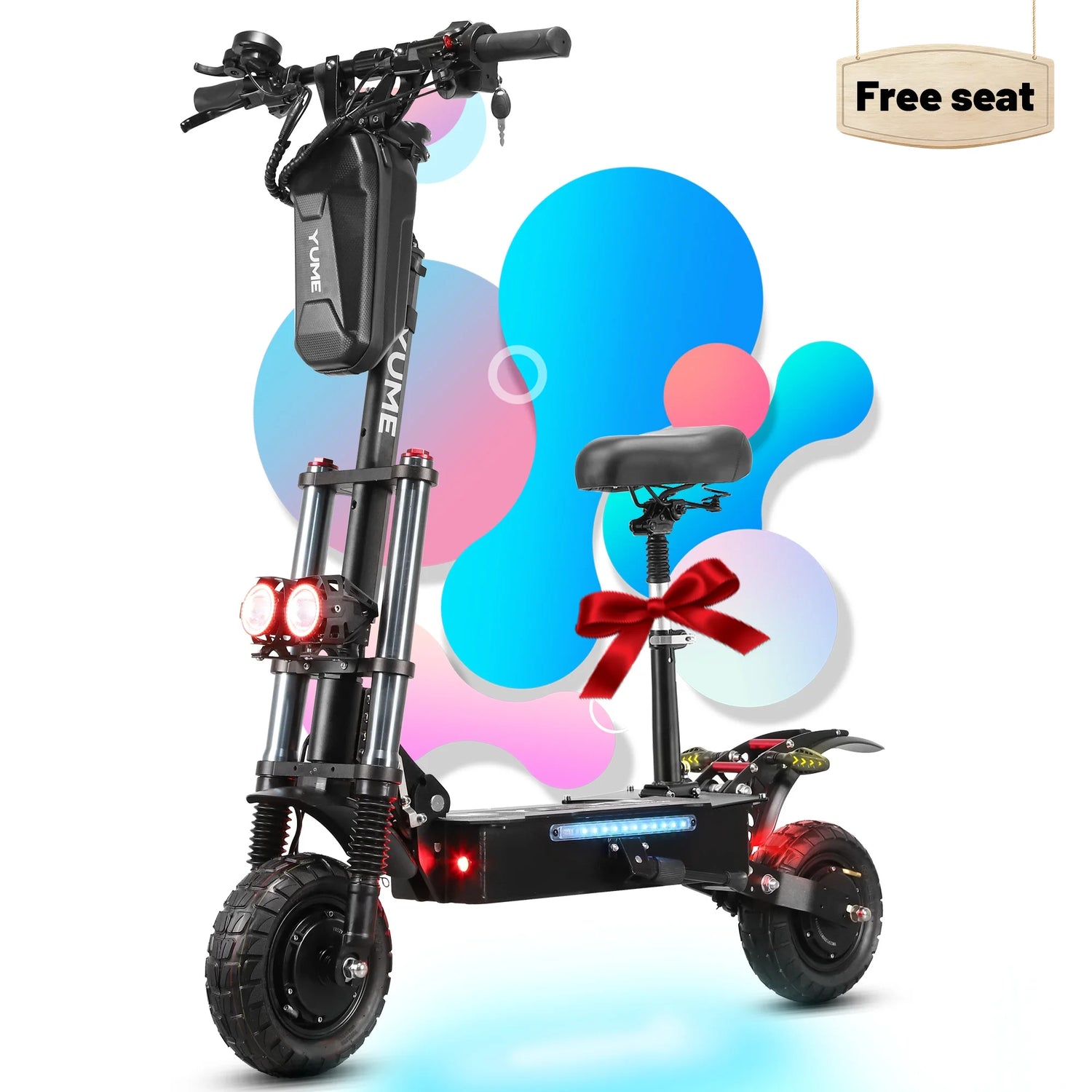 Y10 Electric Scooter for Adults 2400W 40 Miles 40 Mph, Overall Size: 1180*230*1380Mm