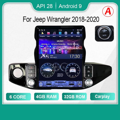 COHO for Jeep Wrangler 2018-2020 Android 9.0 Octa Core 4+64G Car Multimedia Player Stereo Receiver Radio