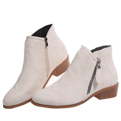 Winter Boots Suede Fashion Women&