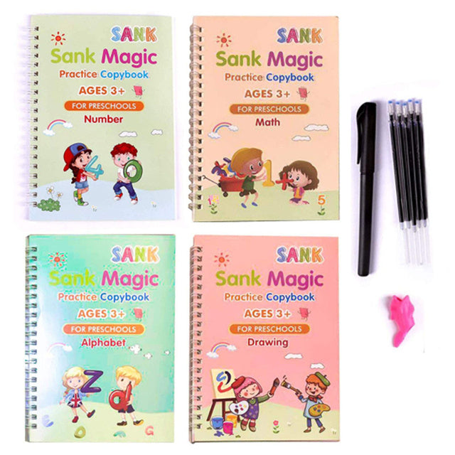 Copy Book Children Writing Sticker Practice English Copybook