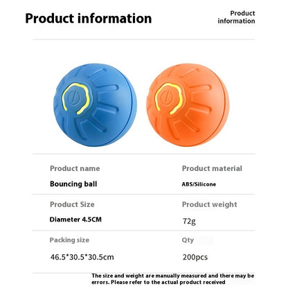 Smart Dog Toy Ball Electronic Interactive Pet Toy Moving Ball USB Automatic Moving Bouncing For Puppy Birthday Gift Cat Product