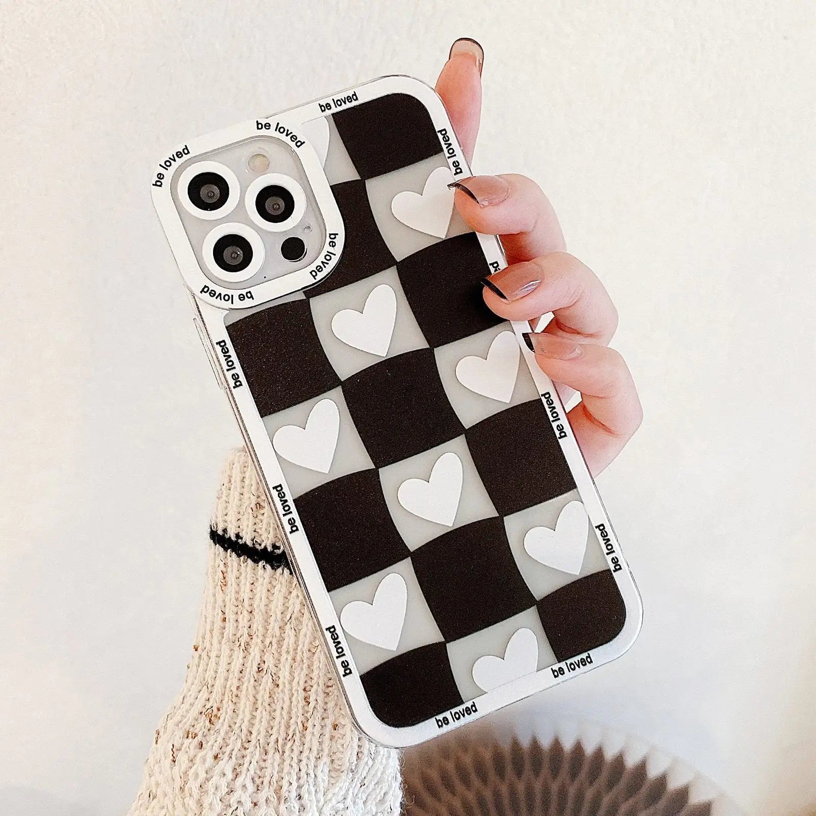 Checkered Heart Case