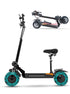 Electric Scooter, 10" Pneumatic Tires, Max 40 Mile Range, 40 MPH＆2400W Dual Motor Max Power, Digital Display and Cruise Control Foldable