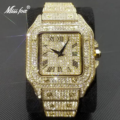 Swiss Geneva Diamond Watch