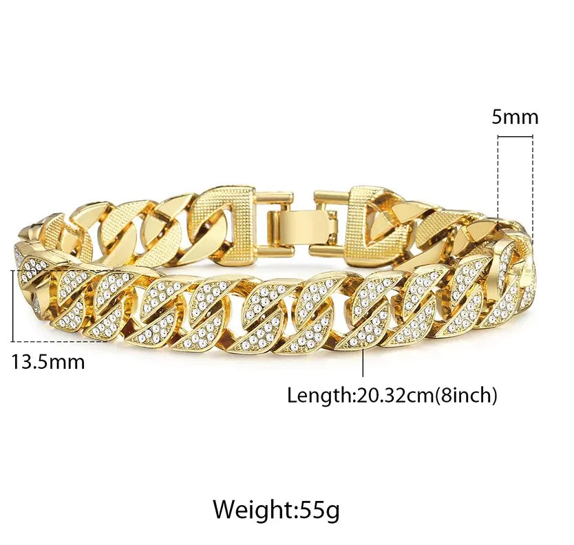 Gold Chain Bracelet For Men