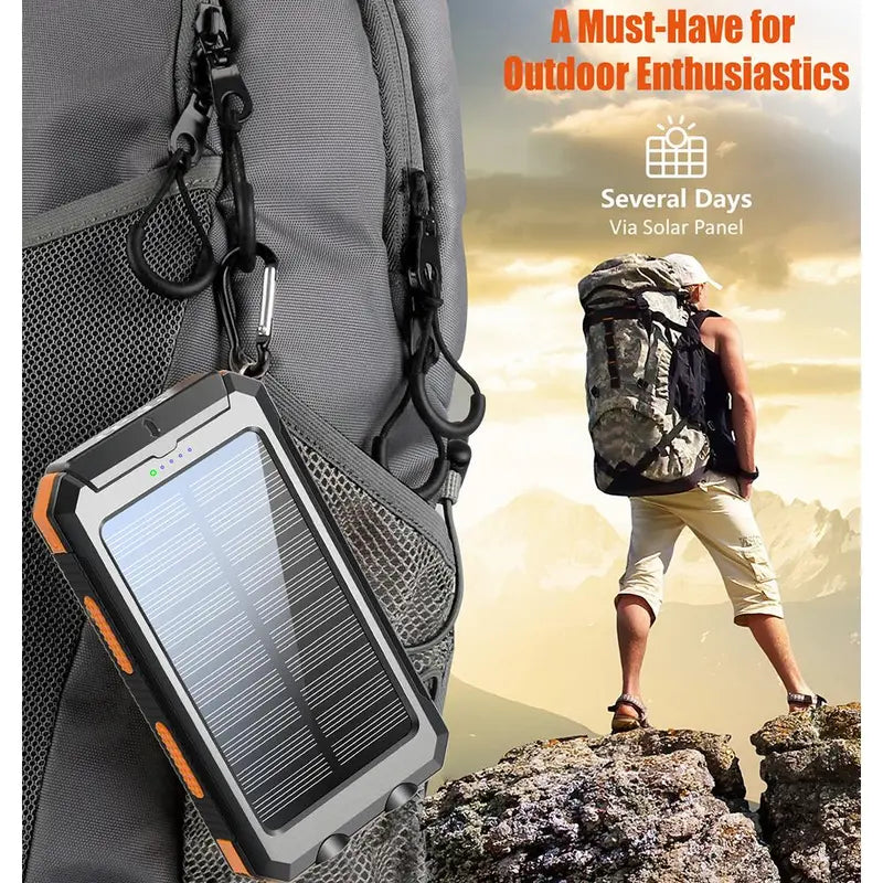 10000Mah Portable Solar Power Bank for Mother&