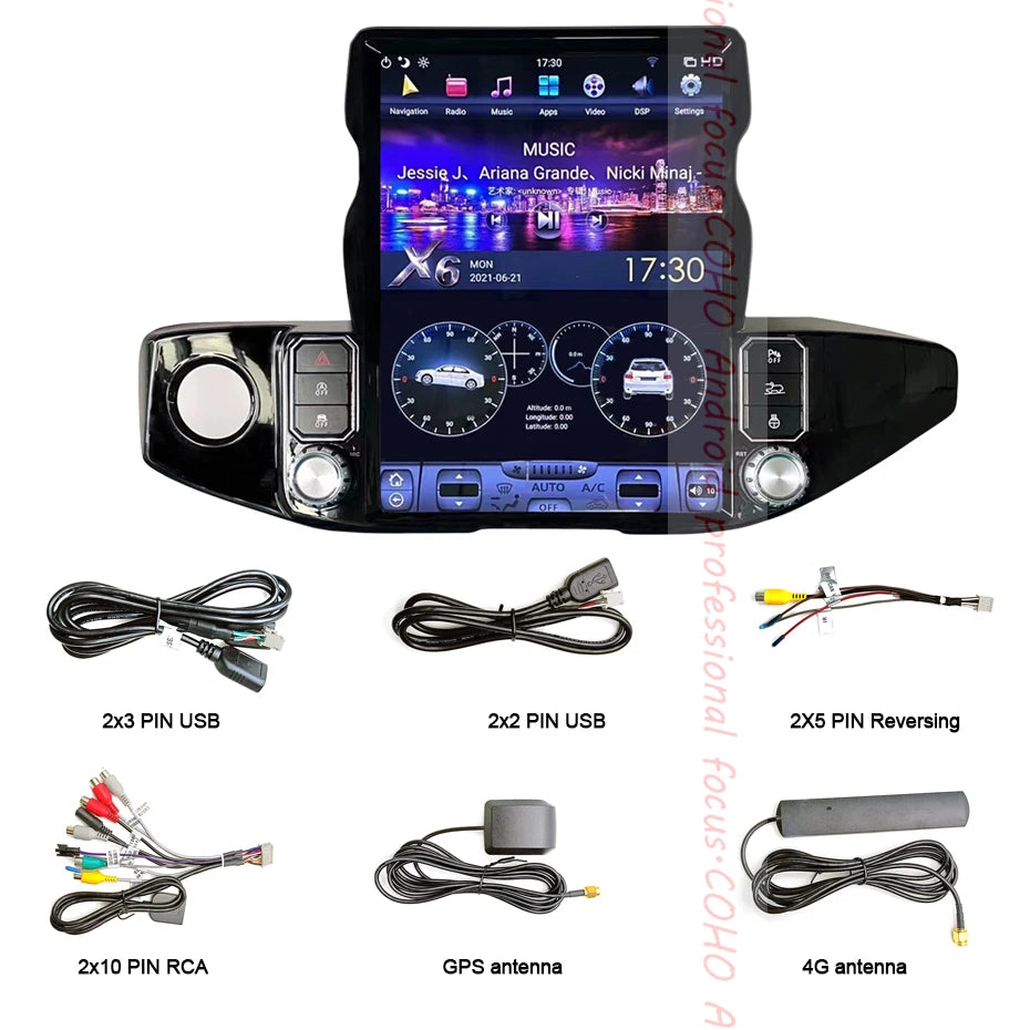 COHO for Jeep Wrangler 2018-2020 Android 9.0 Octa Core 4+64G Car Multimedia Player Stereo Receiver Radio