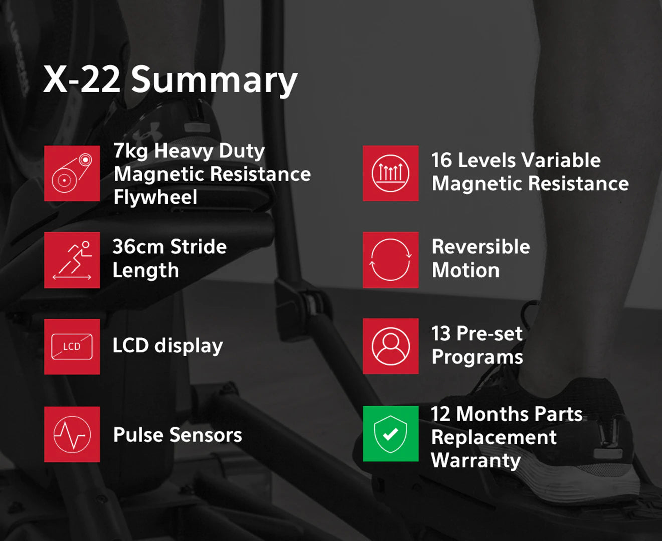 X-22 Cross Trainer Fitness Equipment