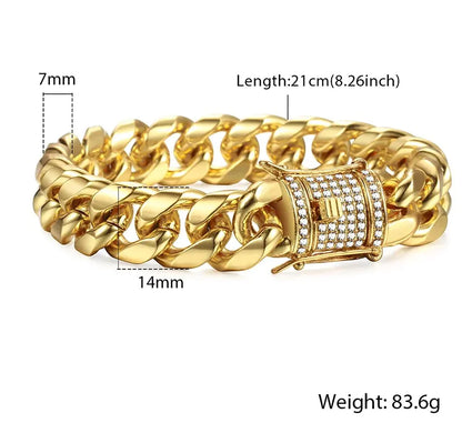 Gold Chain Bracelet For Men