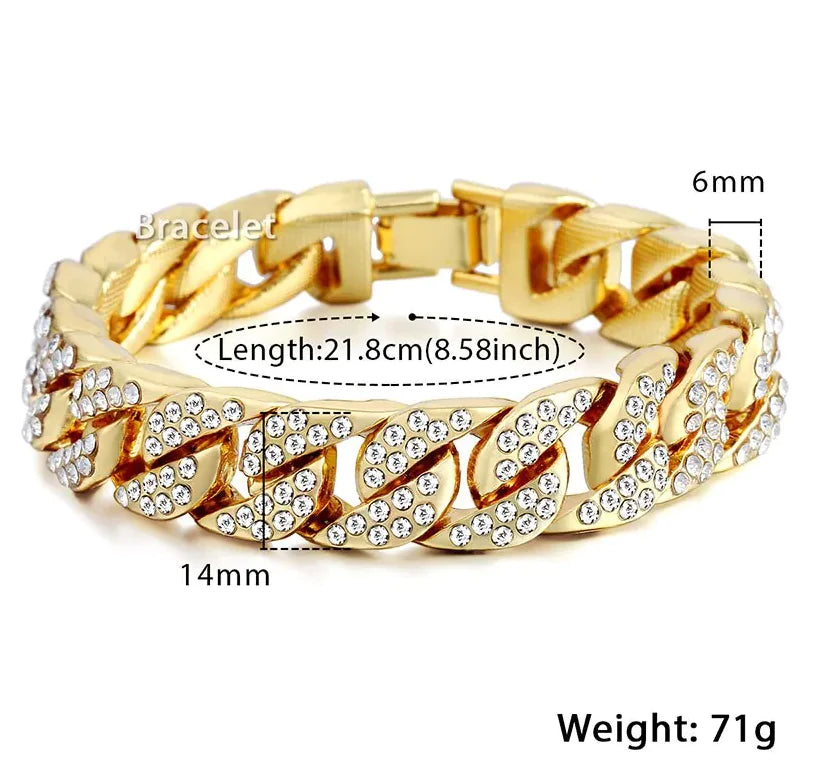 Gold Chain Bracelet For Men