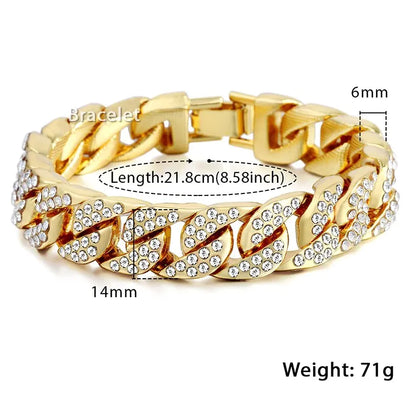 Gold Chain Bracelet For Men